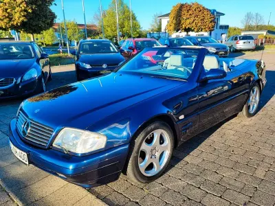 Gebraucht Mercedes SL500 306 PS (225 kW) 2000 Blau Cabrio