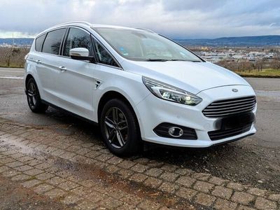 Weiß Gebraucht 2018 Ford S-MAX Titanium Van / Kleinbus | 18.999 € (Teuer)