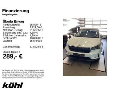 Gebraucht Skoda Enyaq iV Lodge 150 kW (204 PS) 2021 Moonweiß perleffekt SUV