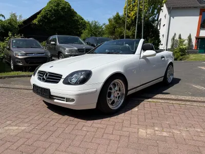 Gebraucht Mercedes SLK200 136 PS (100 kW) 1999 Weiß Cabrio