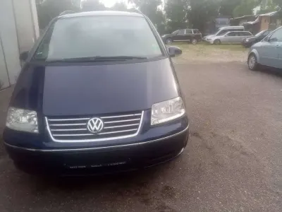 Gebraucht VW Sharan Comfortline 140 PS (102 kW) 2007 Shadow blue metallic Van / Kleinbus
