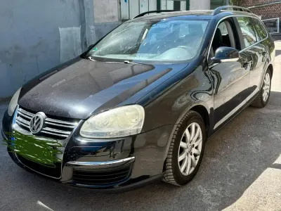 Gebraucht VW Golf VI 2008 Schwarz Kleinwagen