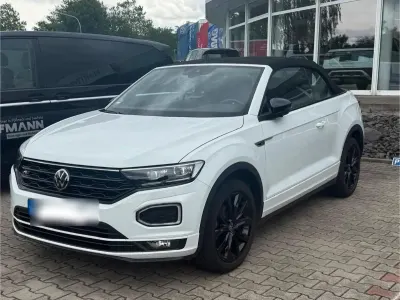Gebraucht VW T-Roc Cabriolet R-line 150 PS (110 kW) 2021 Weiß Cabrio
