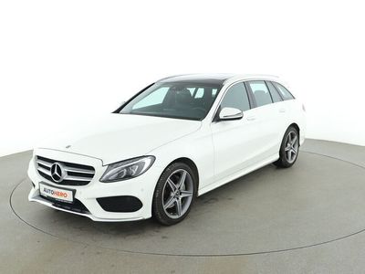 gebraucht Mercedes C200 CGI T AMG Line Aut. *LED*CAM*TEMPO*