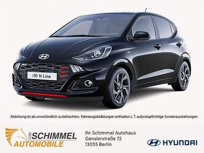 Neu Hyundai i10 N Line 90 PS (66 kW) 2025 Schwarz Kleinwagen