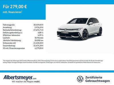 Usata VW Golf VIII R-line 150 CV (110 kW) 2025 Bianco Berlina