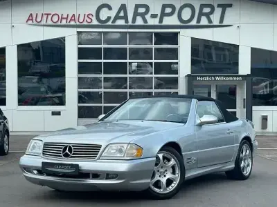 Gebraucht Mercedes SL500 AMG 306 PS (225 kW) 2001 Silber Cabrio