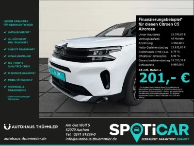 Gebraucht Citroën C5 Aircross Feel 131 PS (96 kW) 2023 Polar weiss SUV