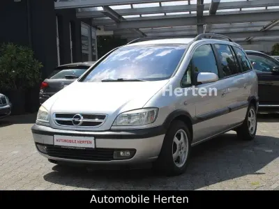 Gebraucht Opel Zafira Elegance 147 PS (108 kW) 2003 Silber Van / Kleinbus