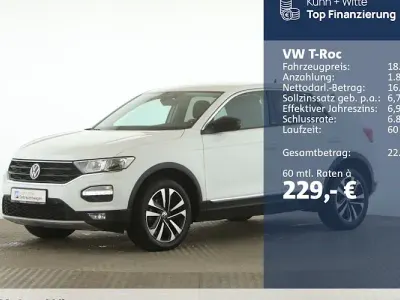 Gebraucht VW T-Roc United 150 PS (110 kW) 2021 Weiß SUV