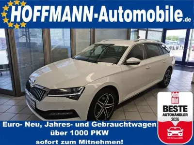 Gebraucht Skoda Superb 150 PS (110 kW) 2021 Weiß Kombi