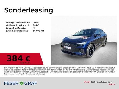 Gebraucht Audi Q4 Sportback e-tron Advanced Plus 210 kW (286 PS) 2025 Navarrablau metallic SUV