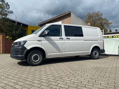 gebraucht VW Transporter T6lang AHK 2x Schiebetür Navi Tempomat Standh.