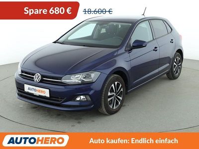 Gebraucht VW Polo United 95 PS (69 kW) 2020 Blau Kleinwagen