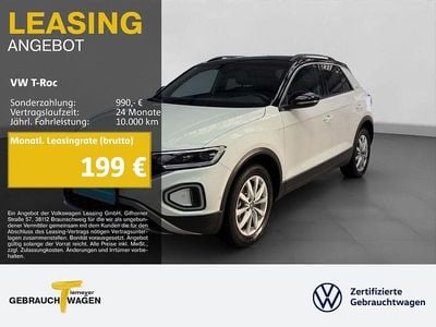 Weiß Gebraucht 2025 VW T-Roc Goal SUV | 30.770 € (Superpreis)