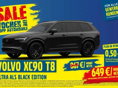 Nowe Volvo XC90 Plus 455 KM (334 kW) 2026 Szary SUV