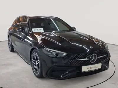 Gebraucht Mercedes C200 AMG line 163 PS (119 kW) 2023 Obsidianschwarz metallic Kombi