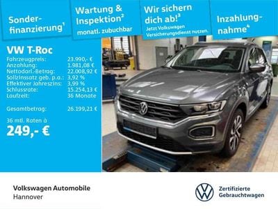 Gebraucht VW T-Roc Active 150 PS (110 kW) 2022 Indiumgrau metallic SUV