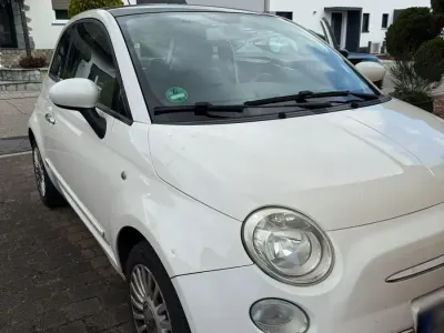 Gebraucht Fiat 500 Lounge 100 PS (73 kW) 2008 Weiß Kleinwagen
