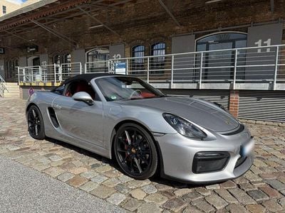 Gebraucht Porsche Boxster Spyder 375 PS (275 kW) 2016 Silber Cabrio