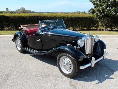 Gebraucht MG TD 54 PS (39 kW) 1952 Schwarz Cabrio