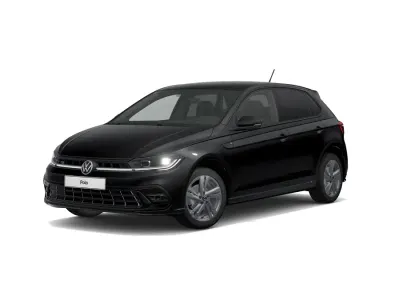 Gebraucht VW Polo R-line 95 PS (69 kW) 2022 Deep black perleffekt Kleinwagen