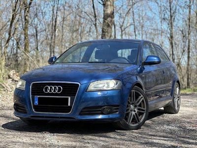 Brugt Audi A3 S-Line 200 HK (147 kW) 2008 Blå Hatchback