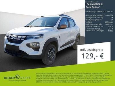 Gebraucht Dacia Spring Extreme 47 kW (65 PS) 2023 Weiß Kleinwagen