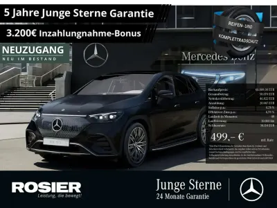 Gebraucht Mercedes EQE500 Premium Plus 300 kW (408 PS) 2024 Schwarz / obsidianschwarz SUV