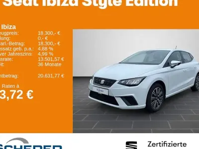 Brugt Seat Ibiza Style 116 HK (85 kW) 2024 Hvid Hatchback