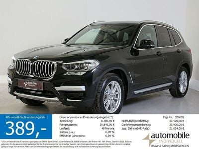 Gebraucht BMW X3 xLine 286 PS (210 kW) 2021 Saphirschwarz met. SUV