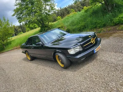 Gebraucht Mercedes 560 299 PS (219 kW) 1990 Schwarz Coupé
