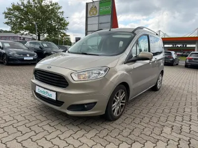 Gebraucht Ford Tourneo Courier Titanium 101 PS (74 kW) 2018 Silber Van / Kleinbus