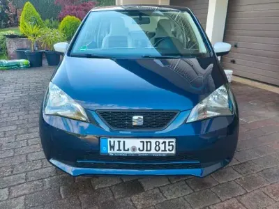 Begagnad Seat Mii Style 75 HK (55 kW) 2013 Blå Halvkombi