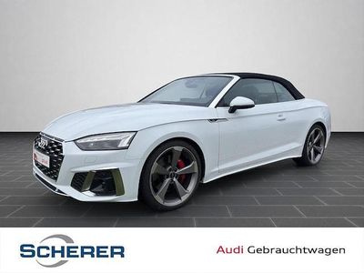 Gebraucht Audi S5 Ambiente 354 PS (260 kW) 2023 Gletscherweiß metallic/verdeck schwarz (metallic) Cabrio