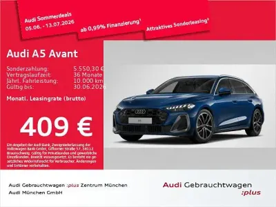 Gebraucht Audi A5 S-Line 299 PS (219 kW) 2025 Ascariblau metallic Kombi