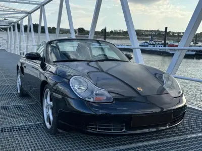 Gebraucht Porsche Boxster 220 PS (161 kW) 2002 Schwarz Cabrio