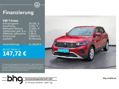 Gebraucht VW T-Cross 95 PS (69 kW) 2025 Rot SUV
