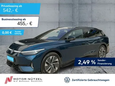 Gebraucht VW ID.7 GTX 250 kW (340 PS) 2025 Aquamarinblau metallic Kombi