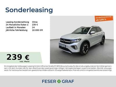 Usata VW T-Cross R-line 150 CV (110 kW) 2025 Argento SUV