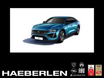 Nieuw Peugeot 408 Allure 136 PK (100 kW) 2026 Blauw Sedan