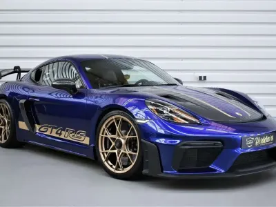 Gebraucht Porsche 718 500 PS (367 kW) 2022 San marino blue metallic Coupé