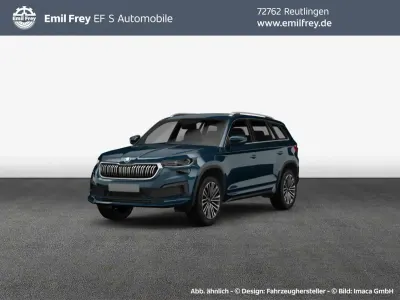 Gebraucht Skoda Kodiaq Clever 150 PS (110 kW) 2021 Lava blue metallic SUV