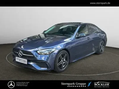 Gebraucht Mercedes C220 AMG line 2024 Blau Limousine
