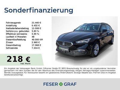 Gebraucht Seat Leon ST Style 150 PS (110 kW) 2022 Schwarz Kombi