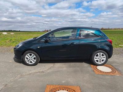 Gebraucht Opel Corsa Edition 90 PS (66 kW) 2015 Grün Kleinwagen