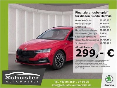 Gebraucht Skoda Octavia SportLine 150 PS (110 kW) 2023 Rot Kombi