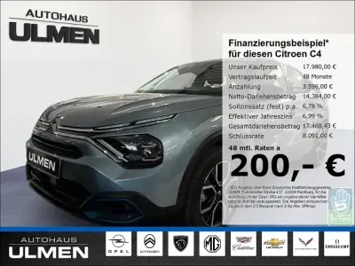 Gebraucht Citroën e-C4 Feel 100 kW (136 PS) 2023 Blau Limousine