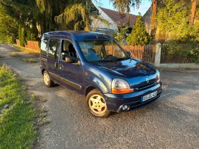 Gebraucht Renault Kangoo 75 PS (55 kW) 2002 Blau Van / Kleinbus