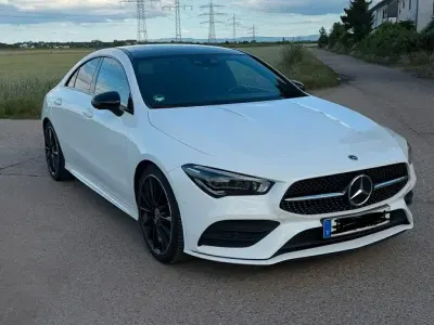 Gebraucht Mercedes CLA200 AMG line 163 PS (119 kW) 2020 Weiß Coupé